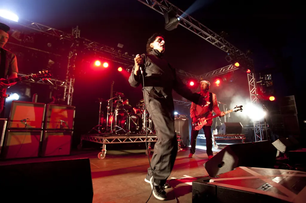 Jaz Coleman of Killing Joke performing at Sonisphere 2011